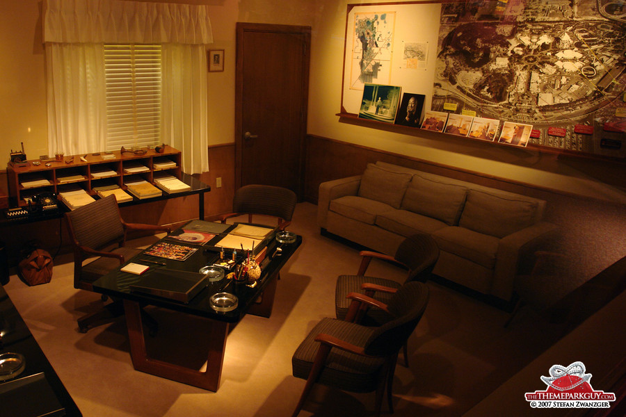 Replica of Walt Disney's office