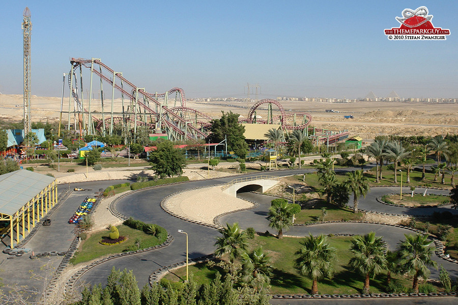 Rollercoaster in the desert