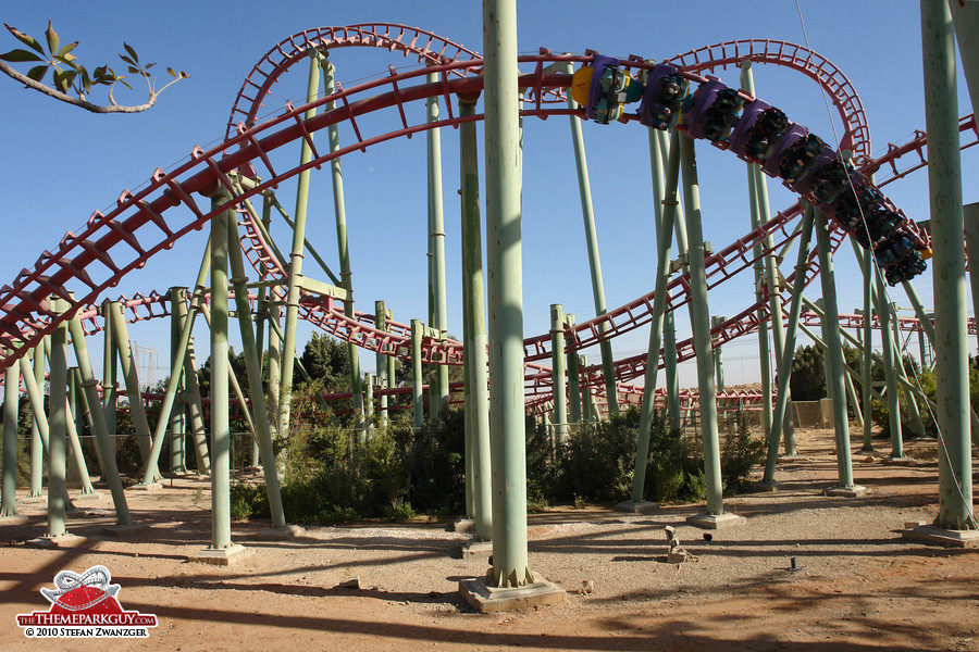 Suspended roller coaster