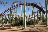Suspended roller coaster