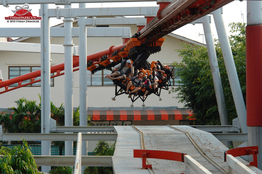 Coaster in action