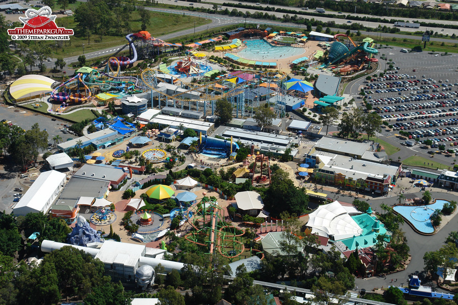 Dreamworld bird's-eye view