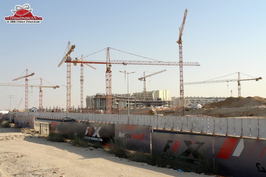 F-1 X theme park construction site