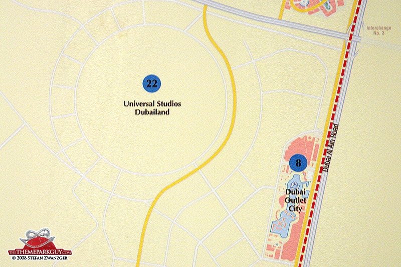 Dubailand map, the third