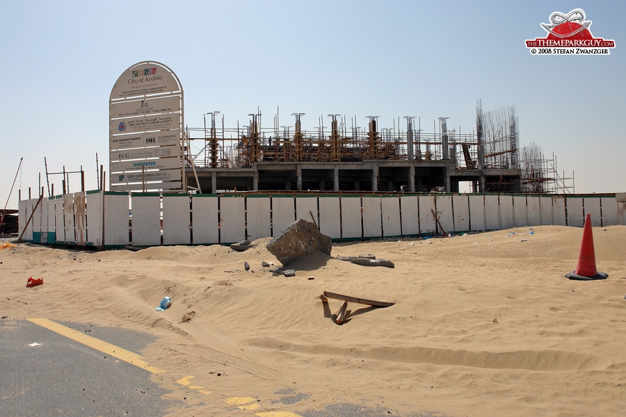 City of Arabia building rising