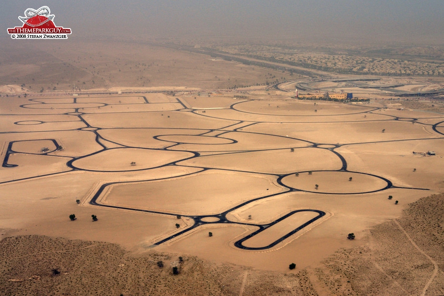 UFO-like infrastructure behind the sales center