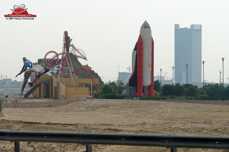 Dubailand sales center from a different angle