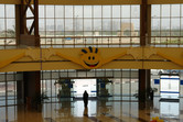 Dubai Outlet Mall with Universal Studios gate in the background