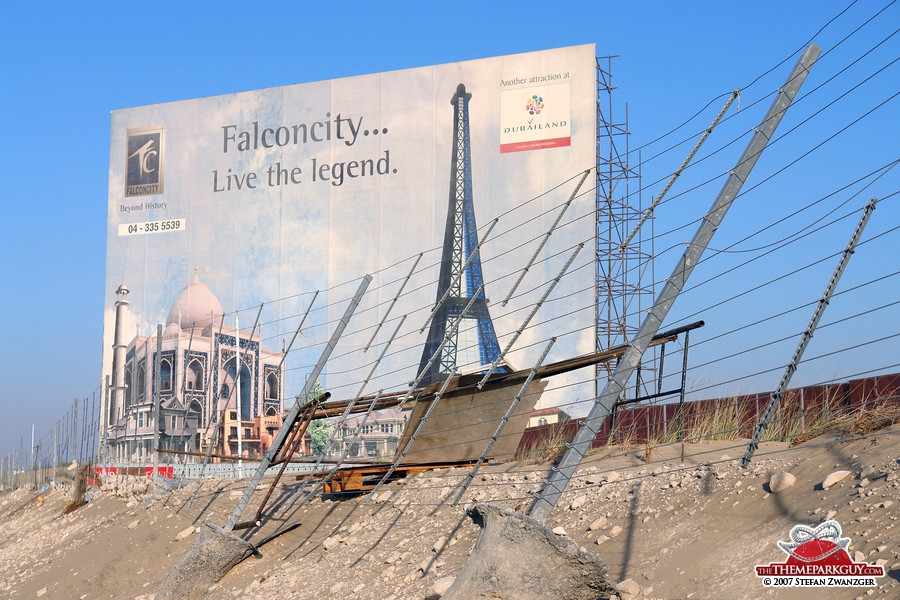 Falcon City of Wonders billboard