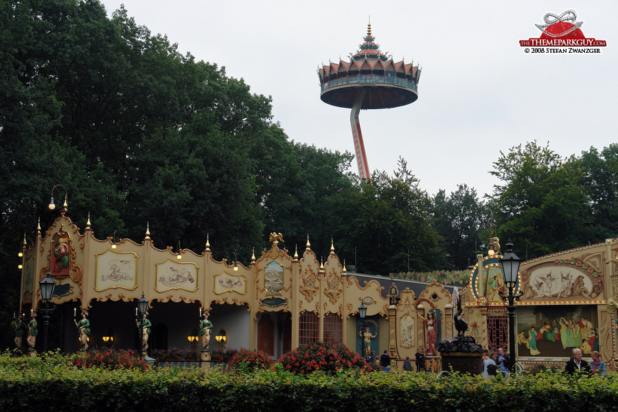 Efteling's famous crooked observation tower