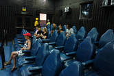 Inside the 4-D cinema
