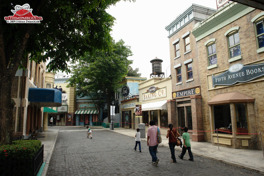 Charming themed street