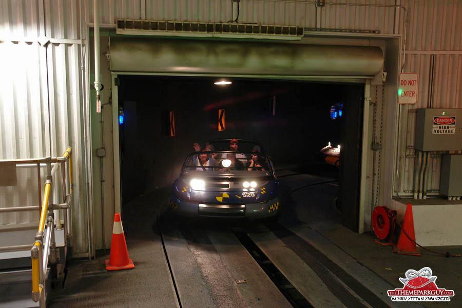 Test Track ride vehicle