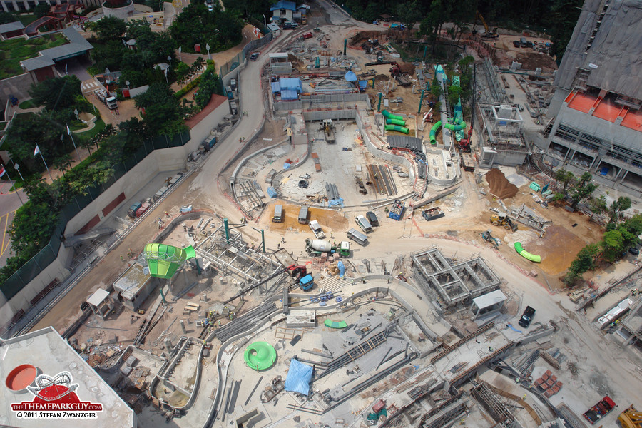 Equarius Water Park under construction