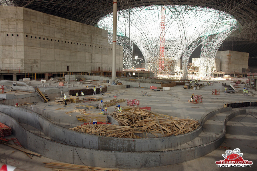 Track for an indoor ride