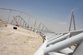 Ferrari World coaster track