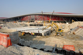 Ferrari World construction site, October 2009