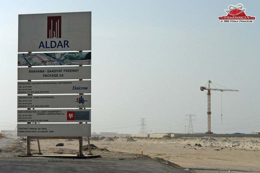 The Saadiyat Freeway will link Yas Island to Abu Dhabi city