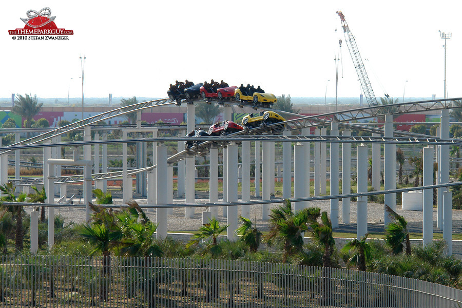 A dueling coaster made by Maurer&Soehne