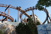 Mine train roller coaster