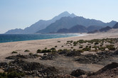 Deserted beach near Sadah