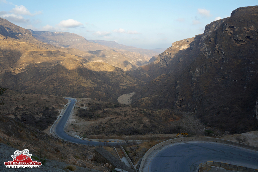 Up the mountains past Mughsail beach