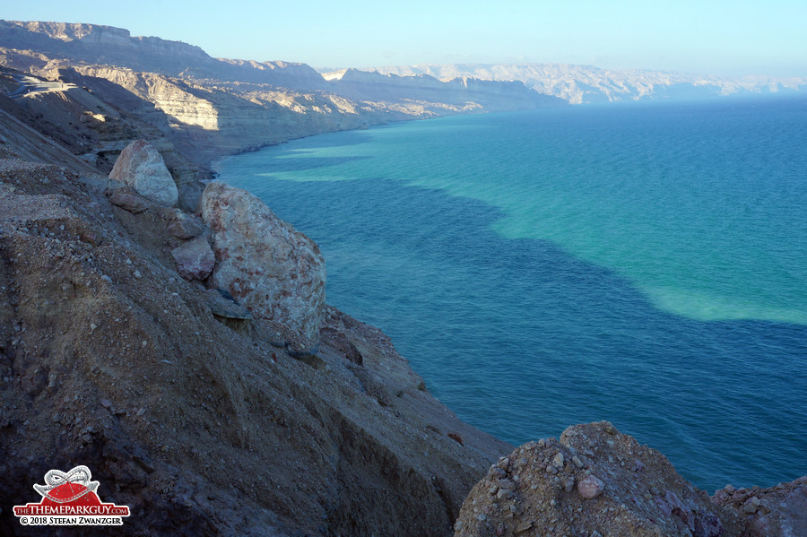 The coastal road leading north