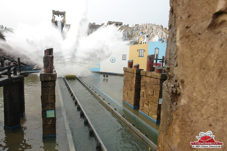 Shoot-the-Chutes splash ride