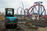 Dive coaster in the making
