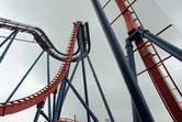 Dive roller coaster at Happy Valley Sheshan