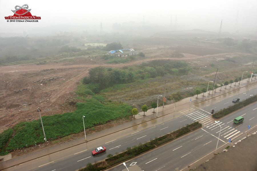 Happy Valley construction site in October 2010