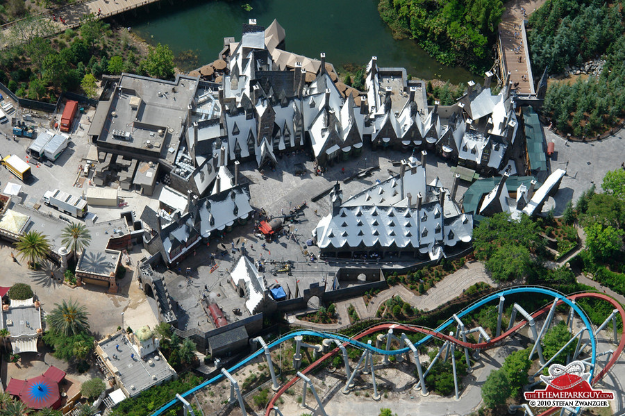 Harry Potter village from above