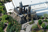 Harry Potter castle from above