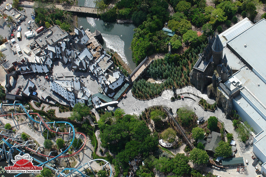 Access to the Harry Potter castle