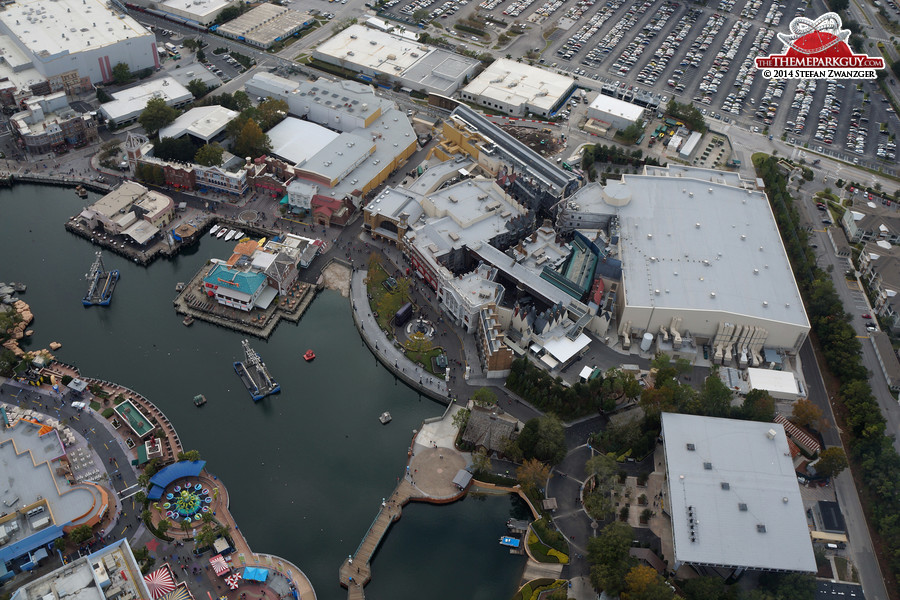 Diagon Alley aerial photography