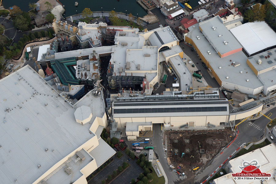 Diagon Alley aerial photo two