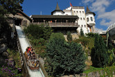 Stylish log flume ride