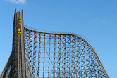 Wooden coaster lift hill