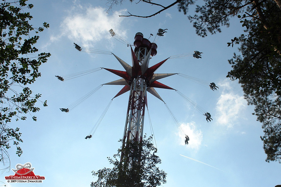 Chairoplane high up