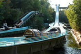 Log flume ride