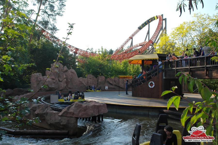 GeForce coaster meets river rapids ride