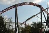 Massive Intamin-manufactured roller coaster