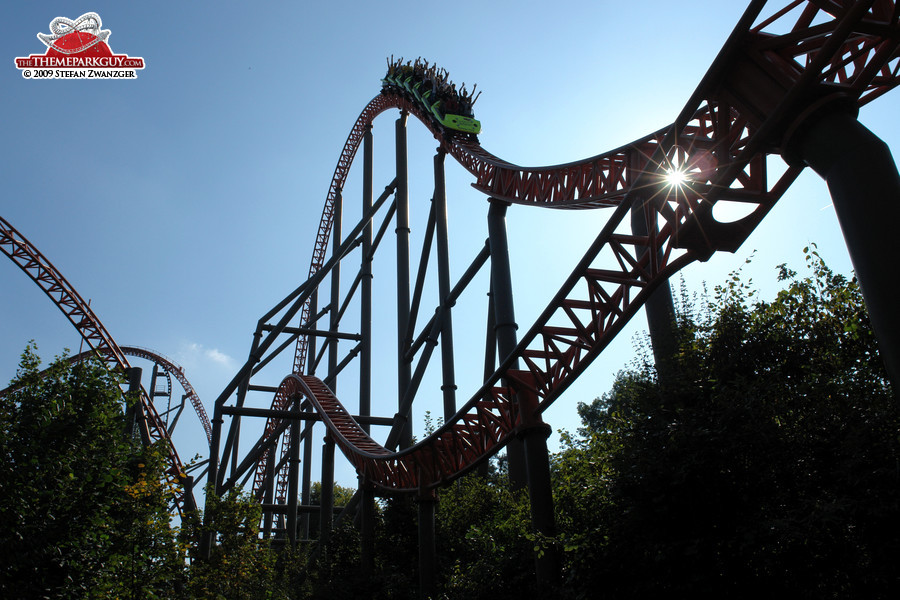 Expedition GeForce roller coaster at Holiday Park