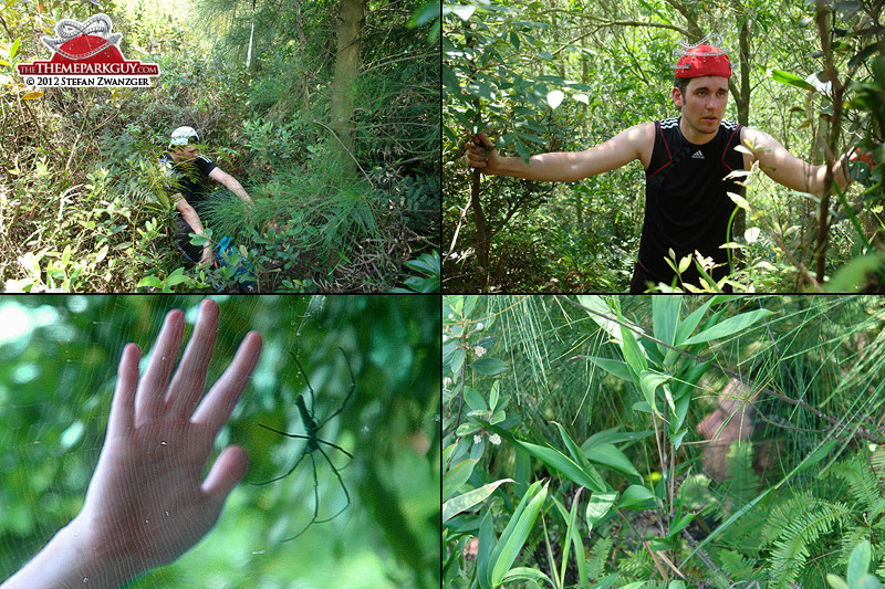 Hiking pal Michael and The Theme Park Guy are back in the bush...