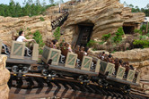 Three coaster trains operating simultaneously!
