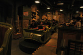 Mystic Manor trackless ride vehicles