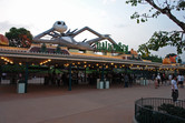 Hong Kong Disneyland entrance during Halloween