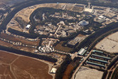 Hong Kong Disneyland seen from the plane