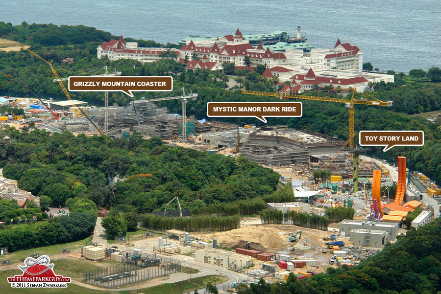 Hong Kong Disneyland expansion June 2011