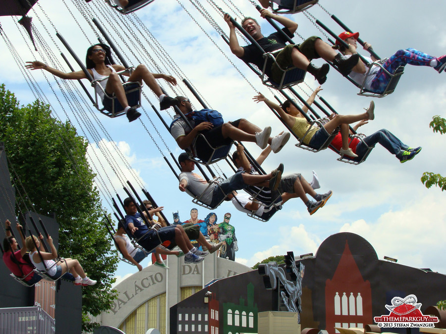 Jolly Brazilians on chairoplane